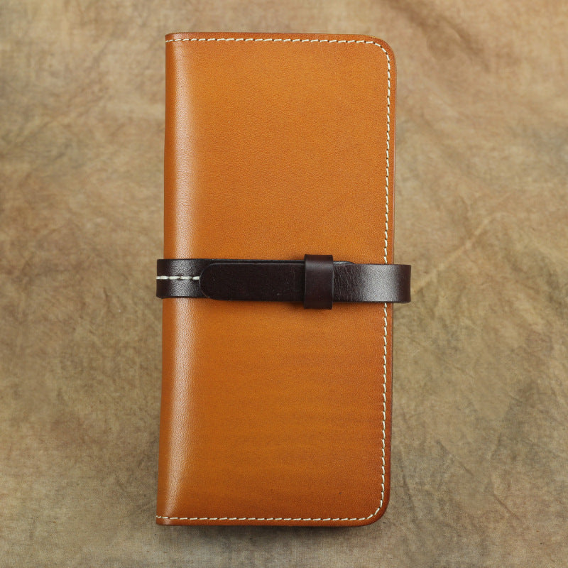 Women's & Men's & Vintage Handmade Leather Trendy First Layer Ladies Wallets