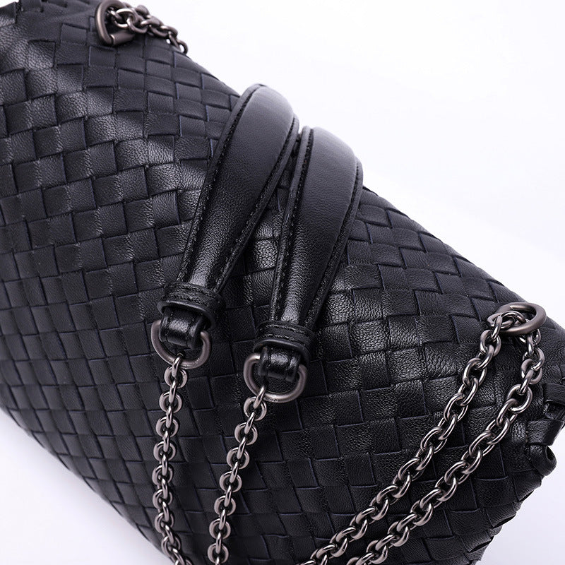 Women's Elegant Trendy Chain Handmade Woven Shoulder Bags