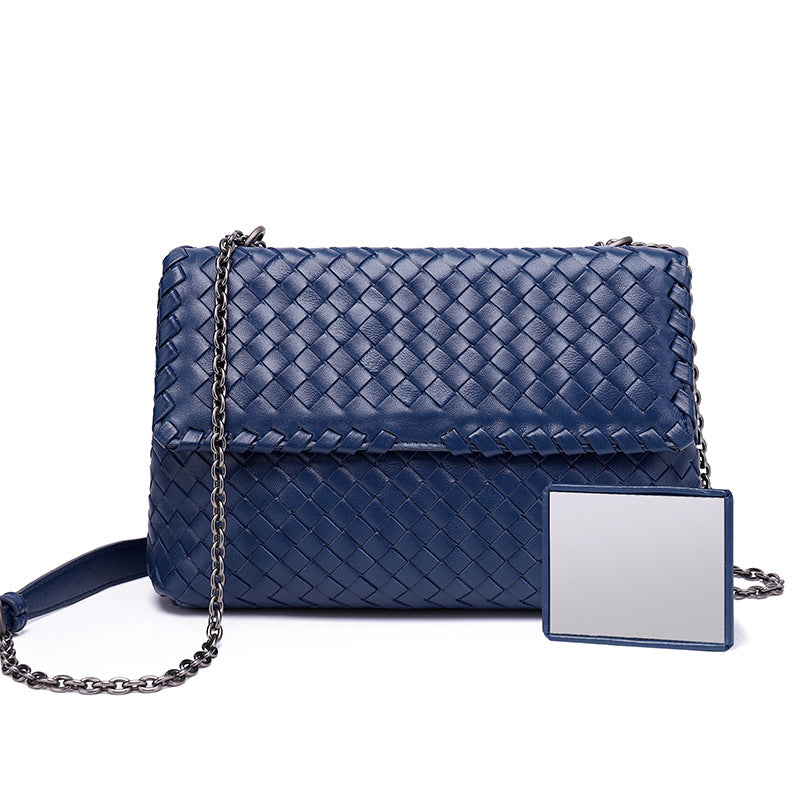 Women's Elegant Trendy Chain Handmade Woven Shoulder Bags
