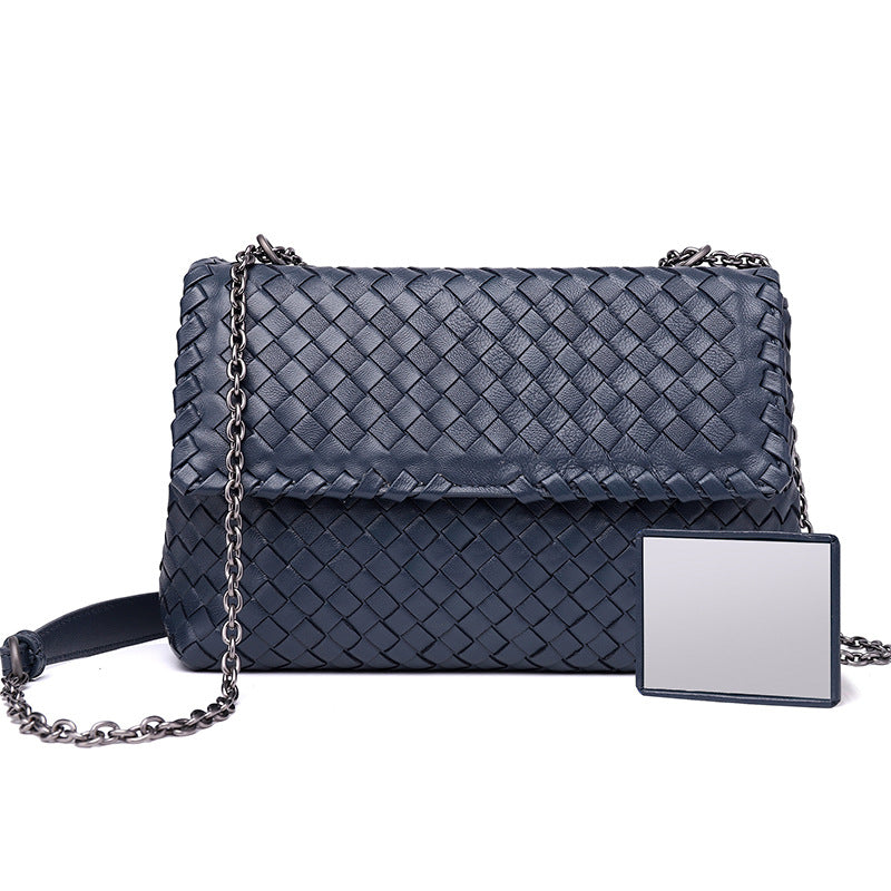 Women's Elegant Trendy Chain Handmade Woven Shoulder Bags
