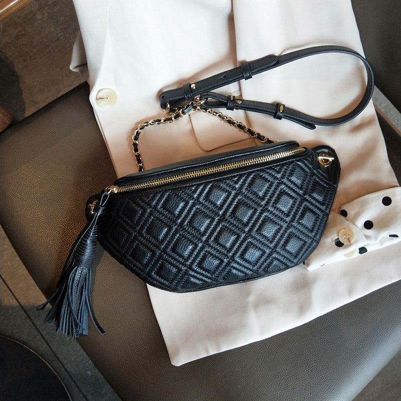 Women's Bundy Fashion Trendy First Layer Cowhide Bags