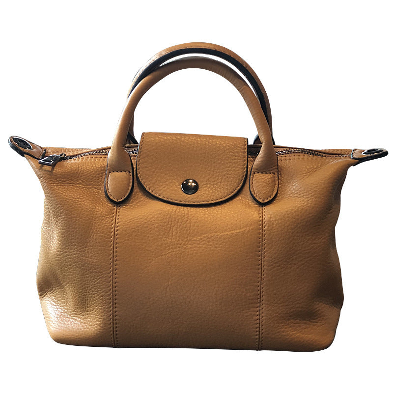 Top Layer Cowhide Medium Size Genuine Handbags