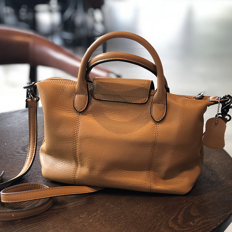 Top Layer Cowhide Medium Size Genuine Handbags