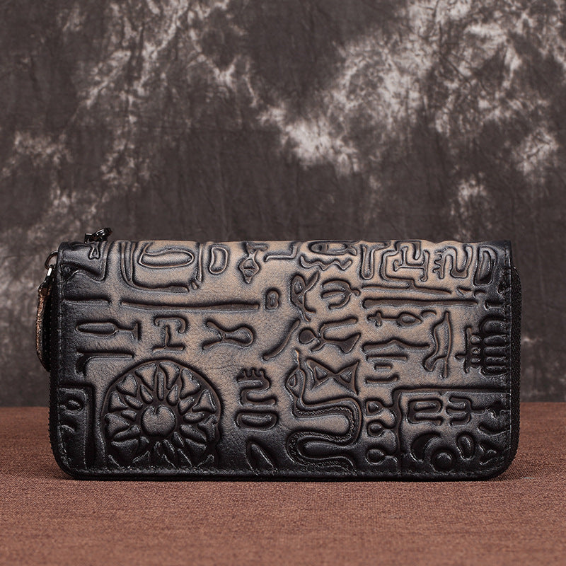 Women's & Men's & Oracle Clutch Leather Long Top Ladies Wallets