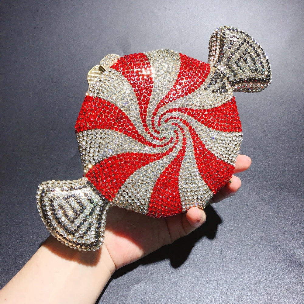 Women's Strictly Selected Diamond Candy Shape Crystal Evening Bags