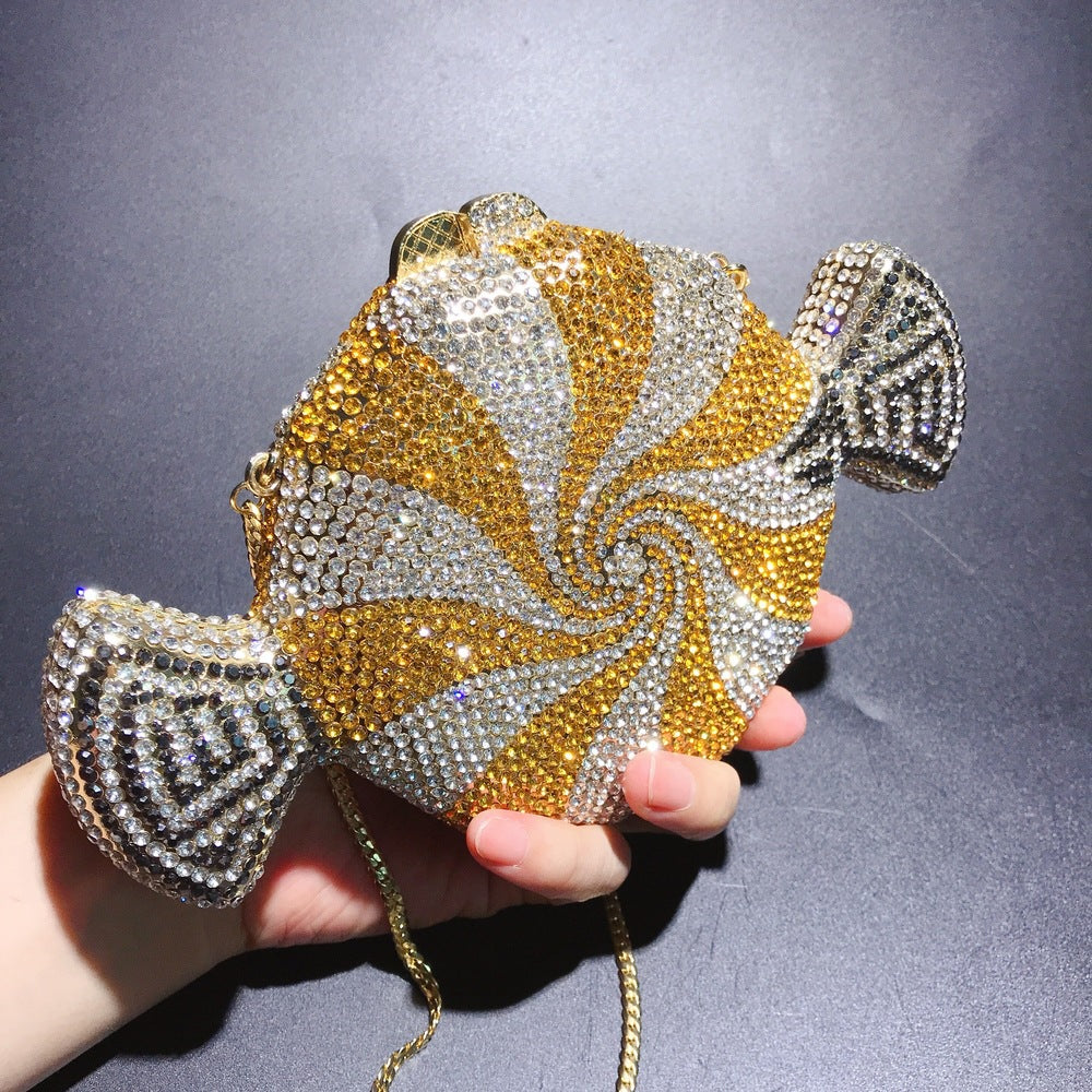 Women's Strictly Selected Diamond Candy Shape Crystal Evening Bags