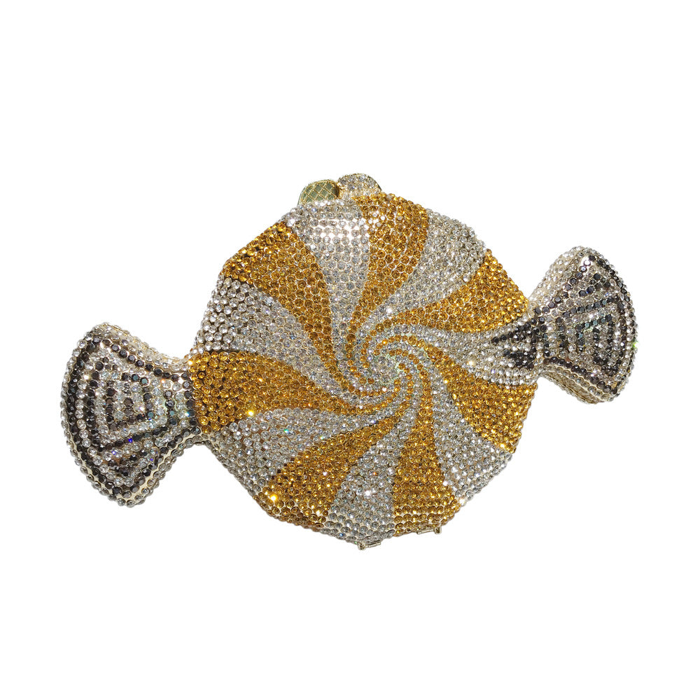 Women's Strictly Selected Diamond Candy Shape Crystal Evening Bags