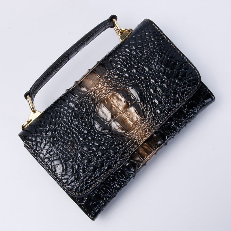 Women's Large Snake Pattern Crocodile Wrist Chain Bags