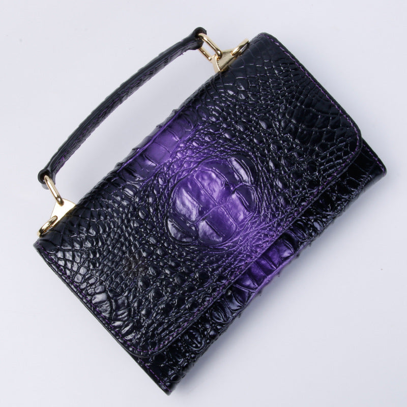 Women's Large Snake Pattern Crocodile Wrist Chain Bags