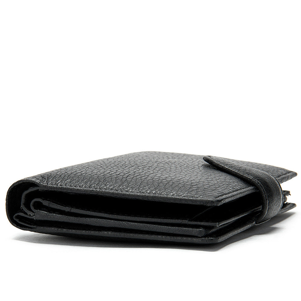 Men's Fashion Short Leather Dollar Clip With Men's Wallets