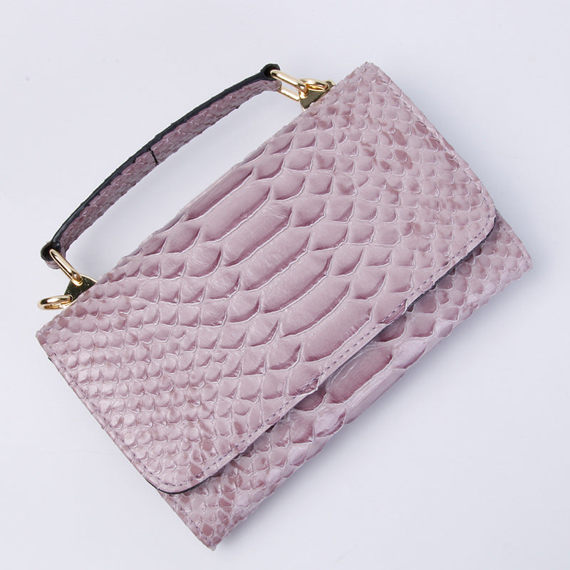 Women's Large Snake Pattern Crocodile Wrist Chain Bags