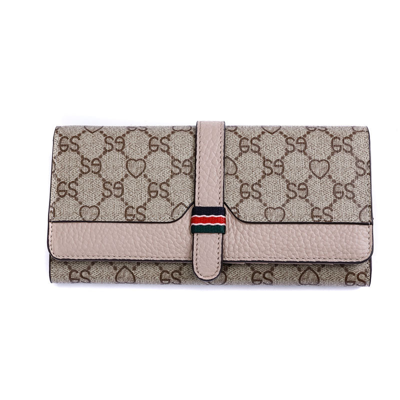 Women's Fashion Long Large Capacity Cowhide Ladies Wallets