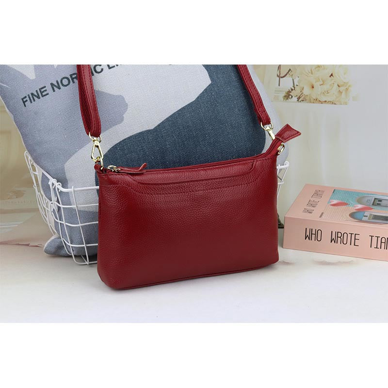 Women's Clutch Top Layer Cattlehide Leather Fashion Shoulder Bags