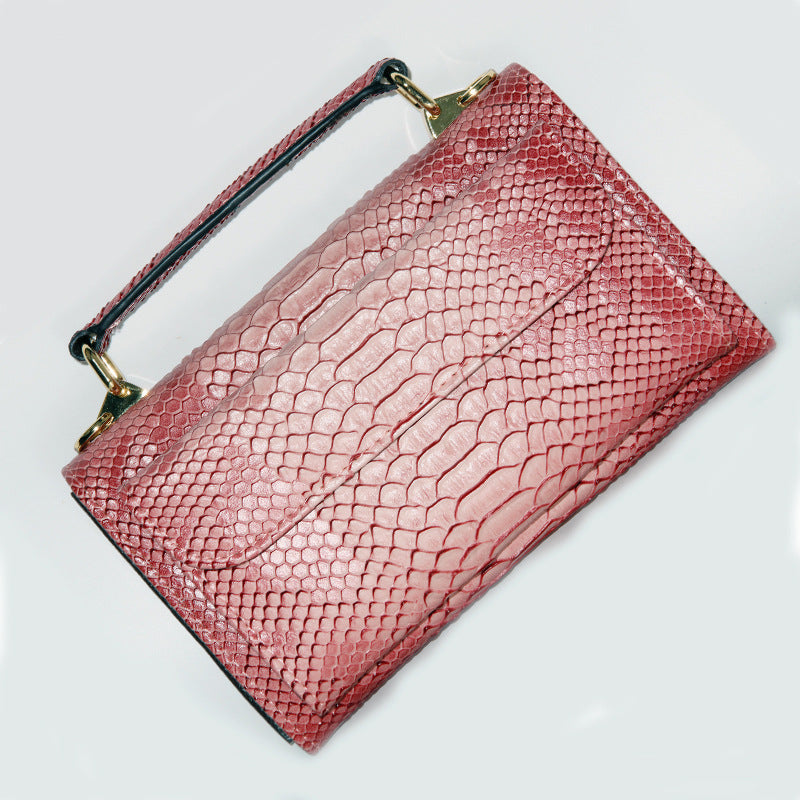 Women's Large Snake Pattern Crocodile Wrist Chain Bags