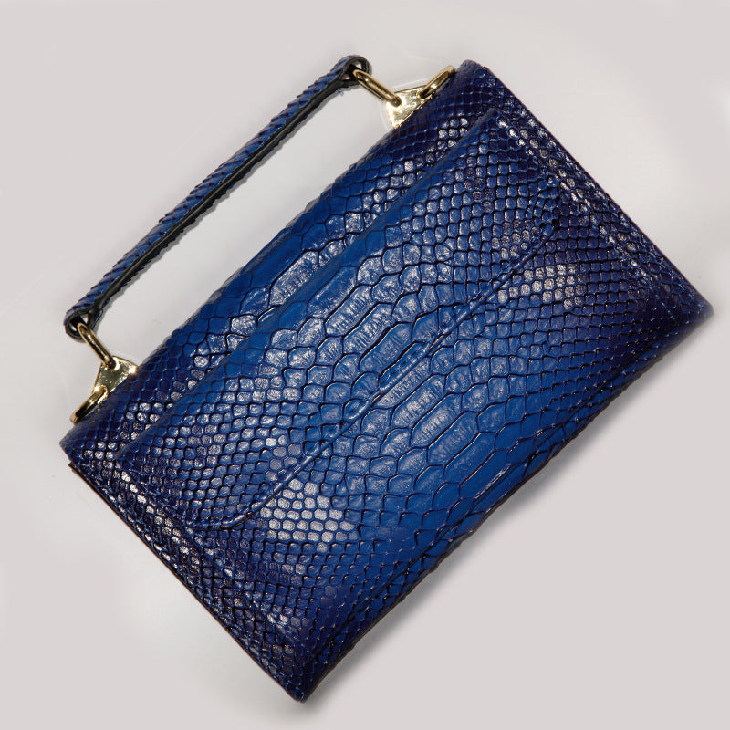 Women's Large Snake Pattern Crocodile Wrist Chain Bags