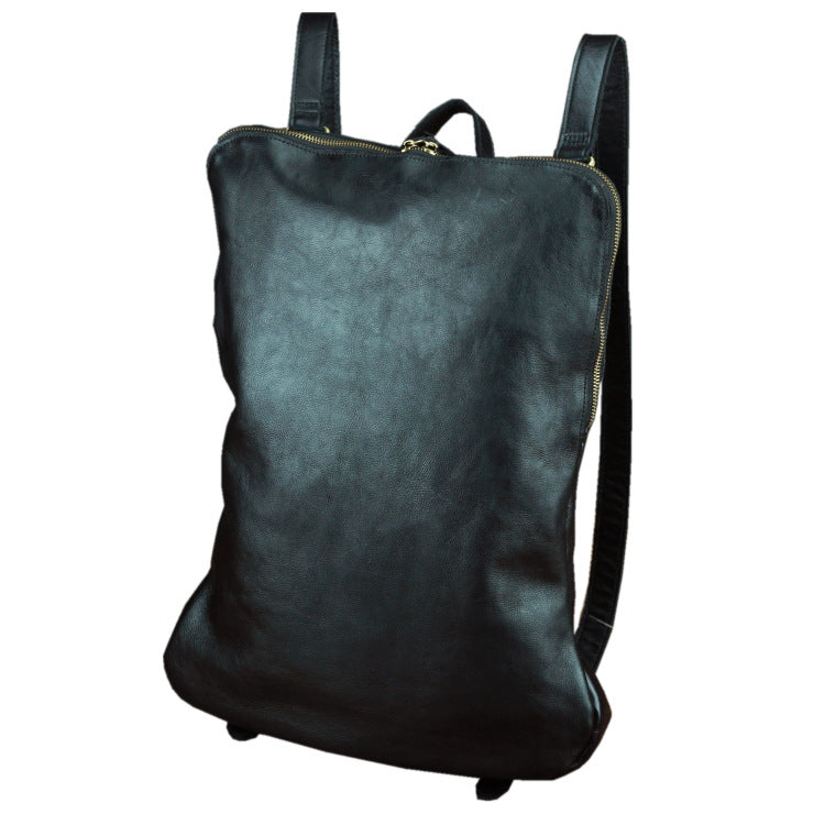 Retro Style Personalized First Layer Cowhide Backpacks