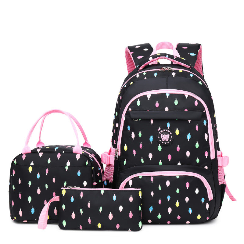 Women's & Men's & Fashion Printing Insulation Three-piece Backpacks