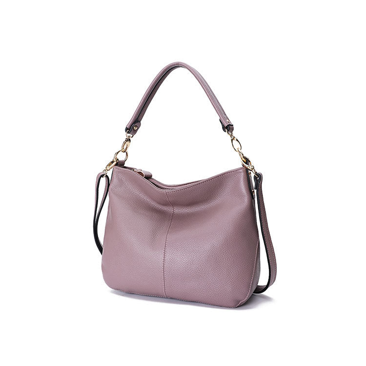 Women's Genuine Leather Portable First Layer Cowhide Shoulder Bags