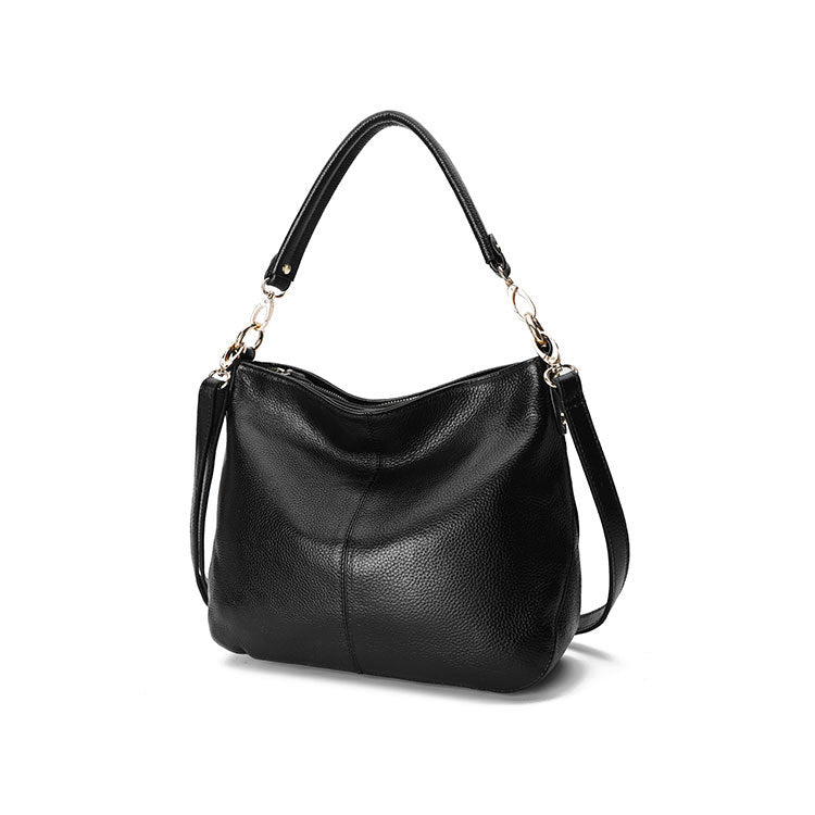 Women's Genuine Leather Portable First Layer Cowhide Shoulder Bags
