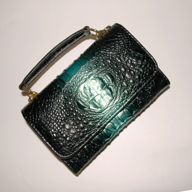 Women's Large Snake Pattern Crocodile Wrist Chain Bags