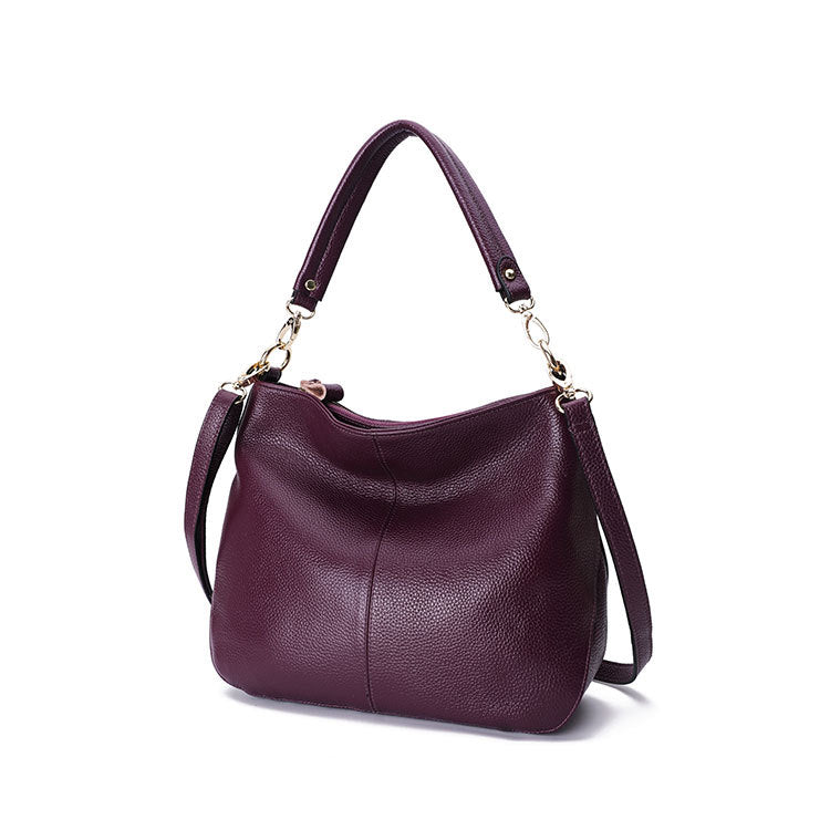 Women's Genuine Leather Portable First Layer Cowhide Shoulder Bags