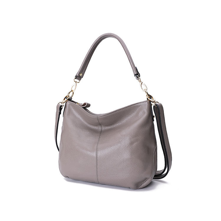 Women's Genuine Leather Portable First Layer Cowhide Shoulder Bags