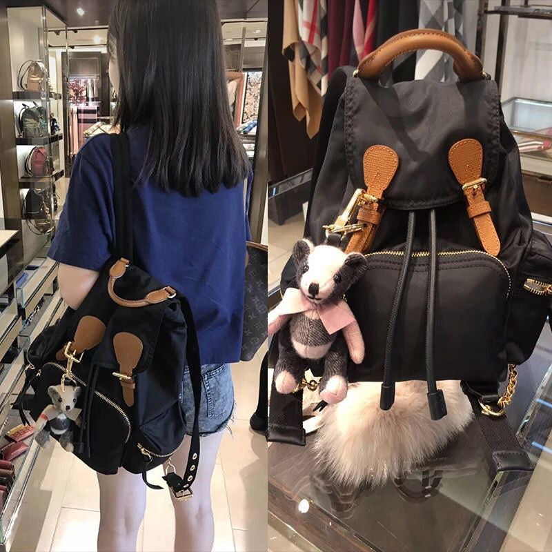 Nylon British Canvas Large Capacity One Backpacks