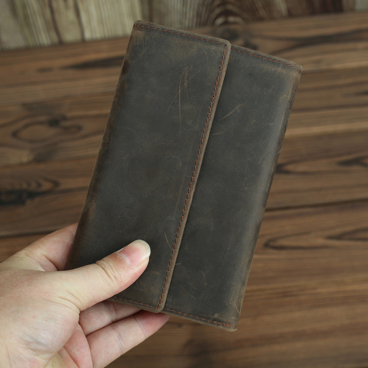 Men's First Layer Cowhide Vintage Crazy Horse Men's Wallets