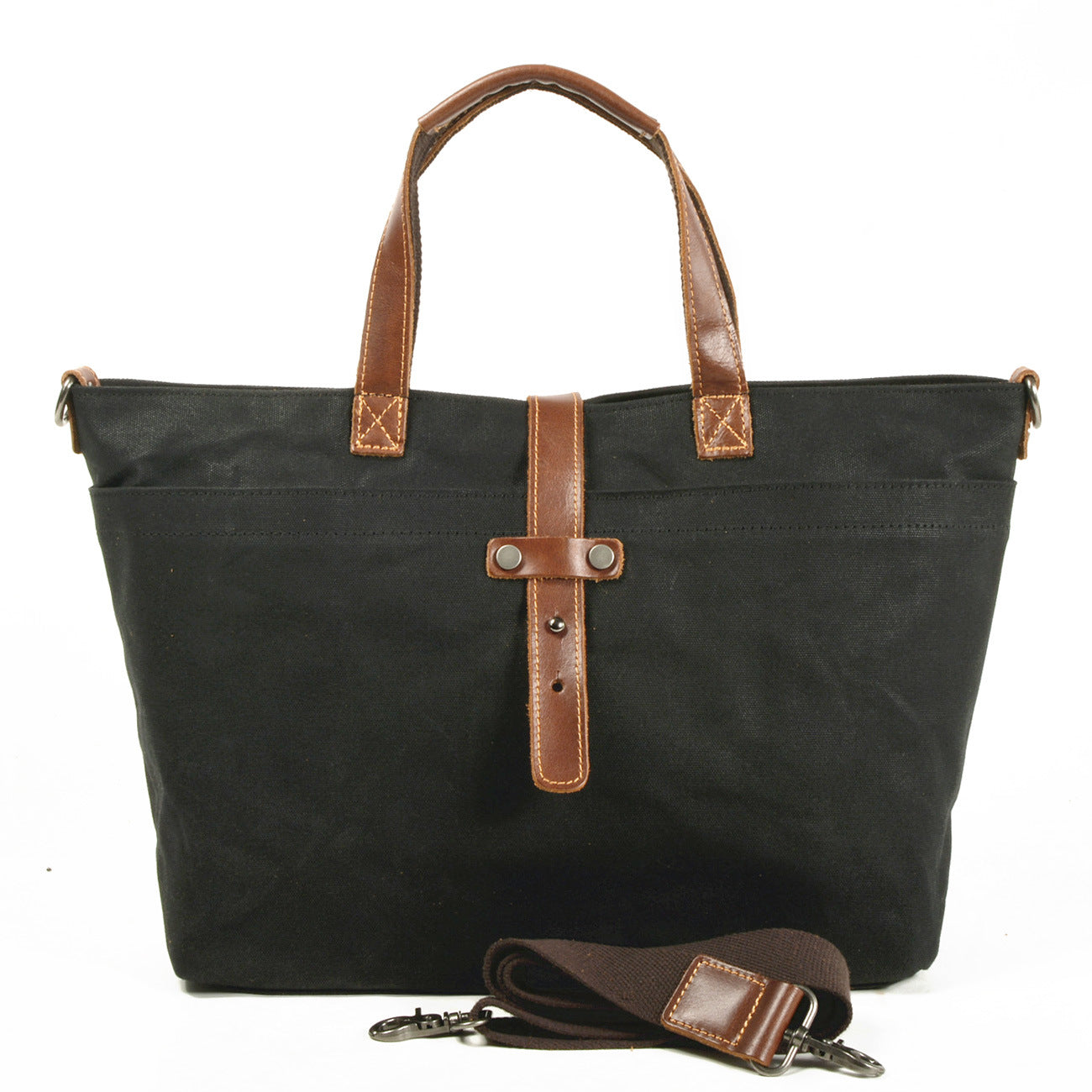 Women's & Men's & Korean Style Oil Wax Canvas Simple Shoulder Bags