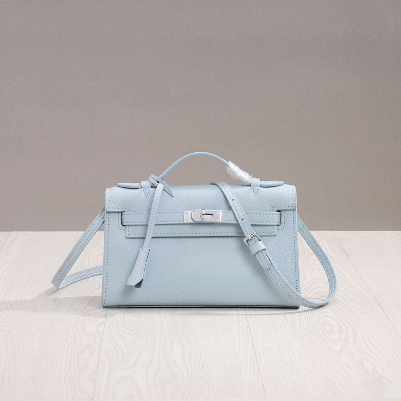 Women's Pattern Genuine Leather Cowhide Second Generation Little Kelly Crossbody Bags