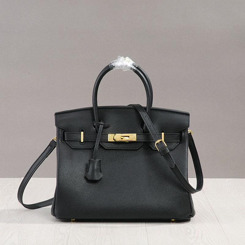 Women's Trendy Plaid Genuine Leather Cross Pattern Crossbody Bags