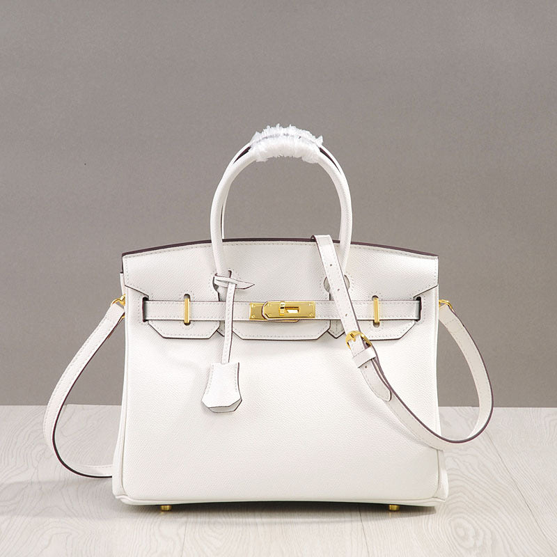 Women's Trendy Plaid Genuine Leather Cross Pattern Crossbody Bags