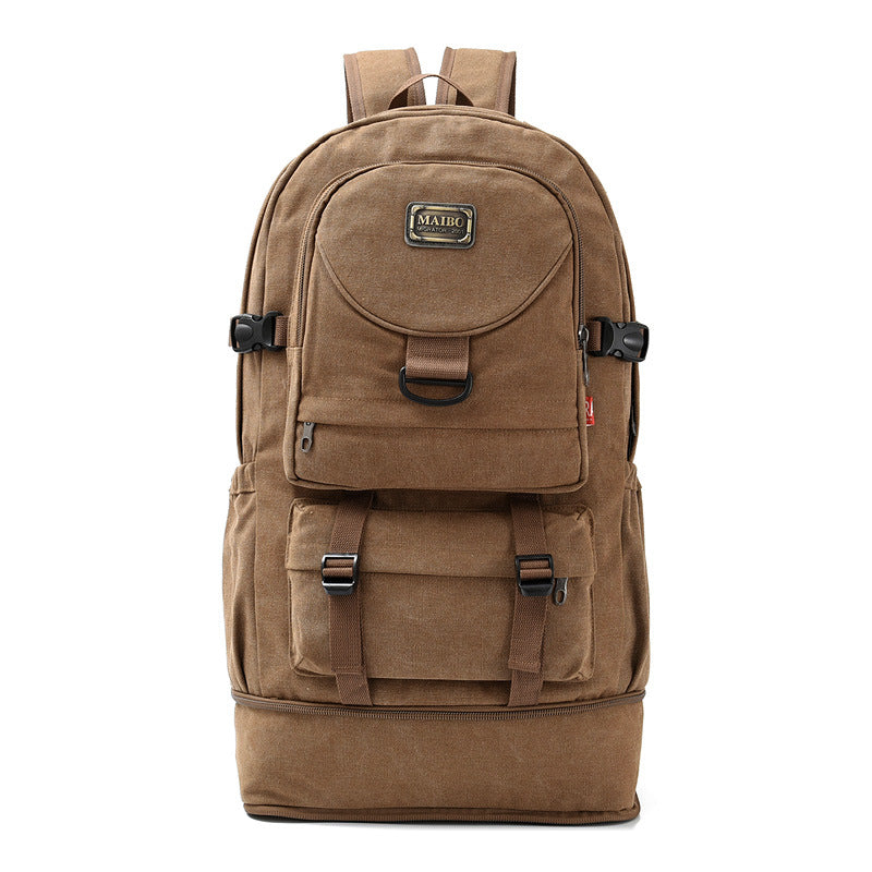 Women's & Men's & Canvas Traveling Large Capacity Hiking Backpacks