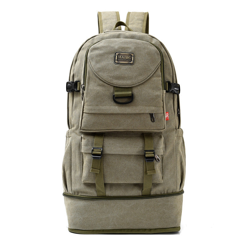 Women's & Men's & Canvas Traveling Large Capacity Hiking Backpacks