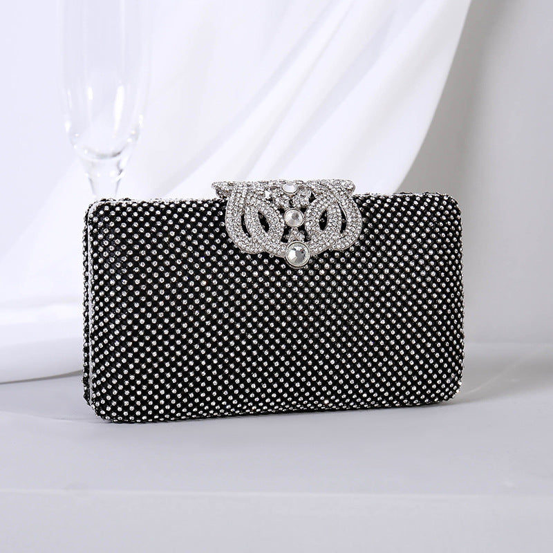 Over Diamond Hand-held Banquet Chain Bridal Evening Bags
