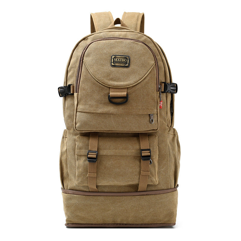 Women's & Men's & Canvas Traveling Large Capacity Hiking Backpacks