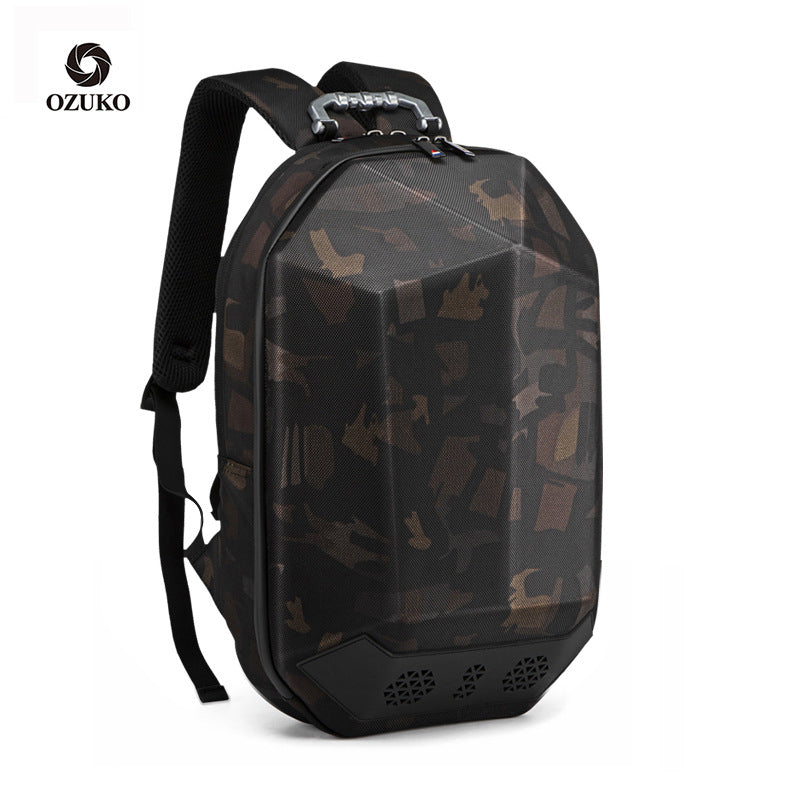 Men's Shaping Computer Riding Hard Shell Helmet Backpacks