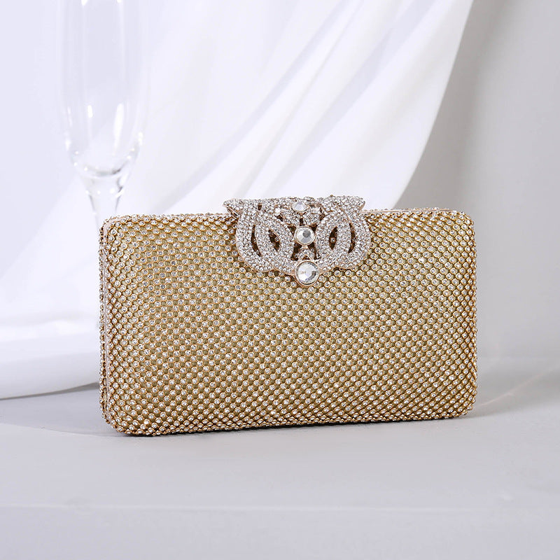 Over Diamond Hand-held Banquet Chain Bridal Evening Bags
