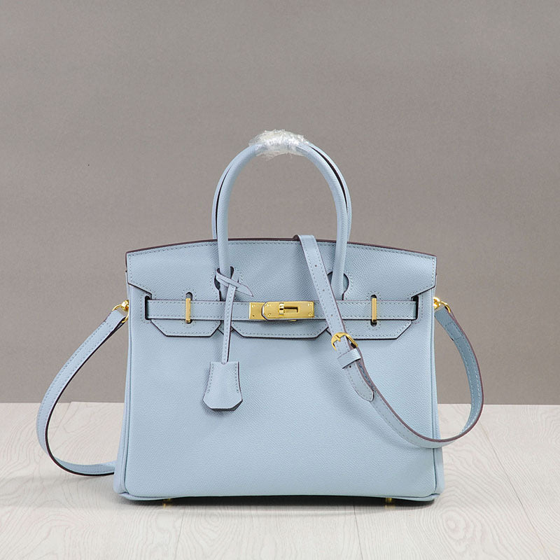 Women's Trendy Plaid Genuine Leather Cross Pattern Crossbody Bags