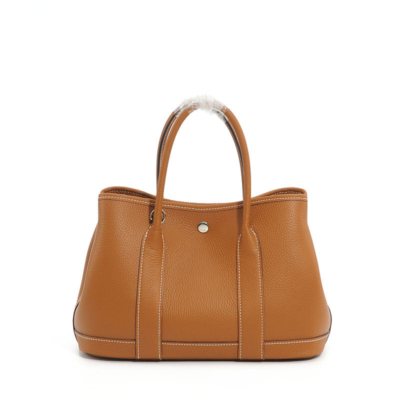 Women's Party Leisure Shopping Litchi Grain First Layer Cowhide Genuine Crossbody Bags