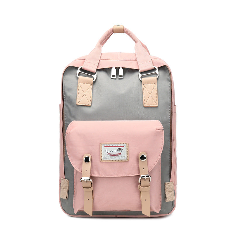 Women's Doughnut Korean High Primary Campus Oxford Bags