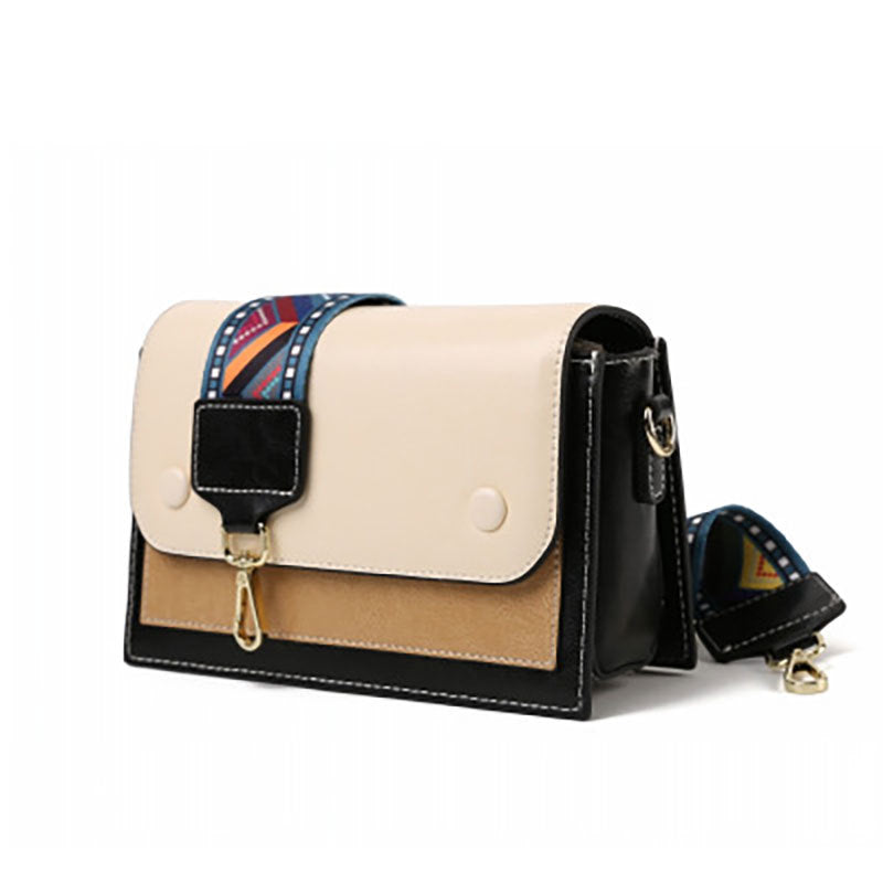 Women's Korean Genuine Leather Fashion Strap Free Bags