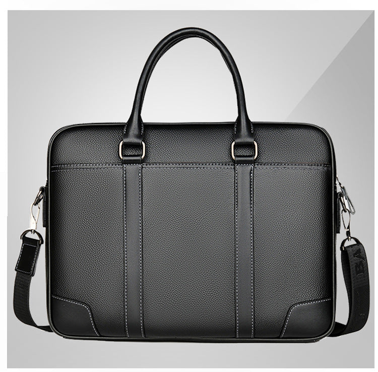 Men's Graceful Slouchy Large Capacity File Men's Handbags