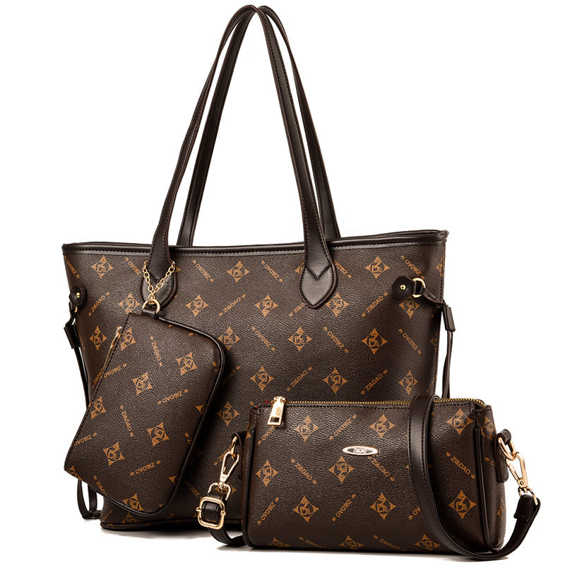 Women's Three-piece Fashion Simple Portable Large Crossbody Bags