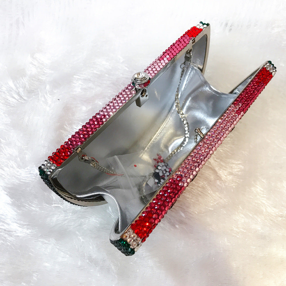 Crystal Full Of Diamond Handmade Metal Inlaid Evening Bags