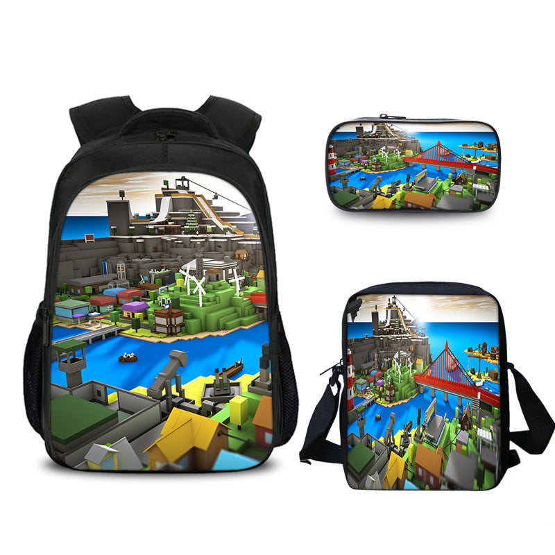 Popular Opening Cartoon Mix Primary Secondary Backpacks