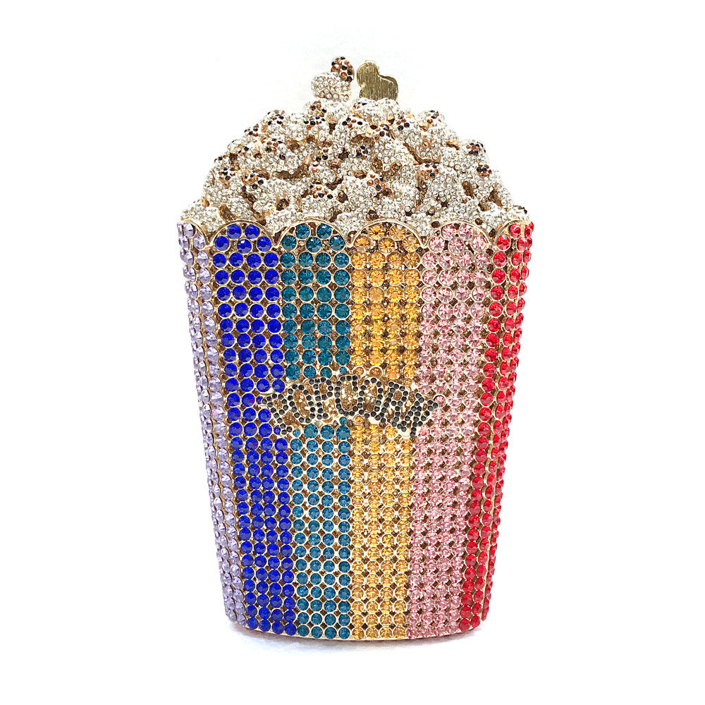 Women's Strictly Selected Clutch Popcorn Diamond Hollow Evening Bags
