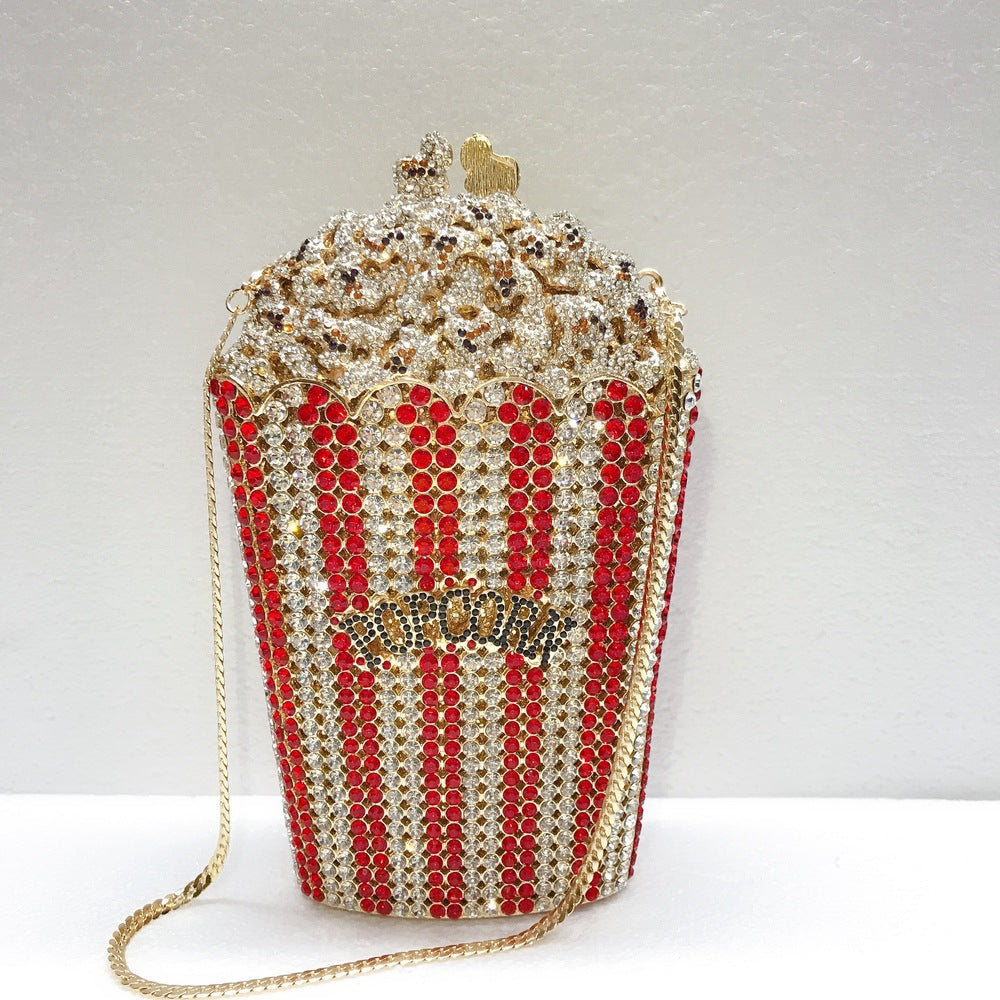 Women's Strictly Selected Clutch Popcorn Diamond Hollow Evening Bags