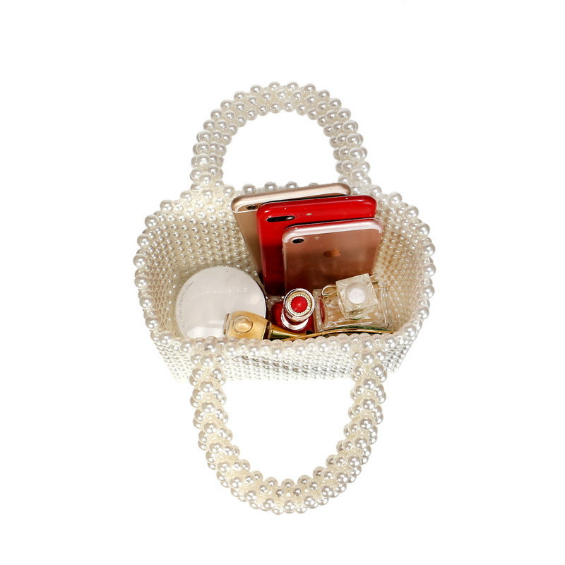 Women's Graceful Versatile Pearl Fashion Beads Handbags