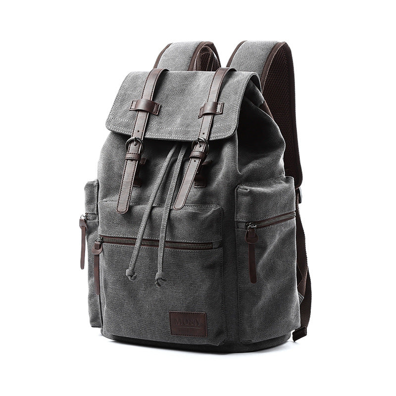 Men's Canvas Simple Large Capacity Computer Backpacks